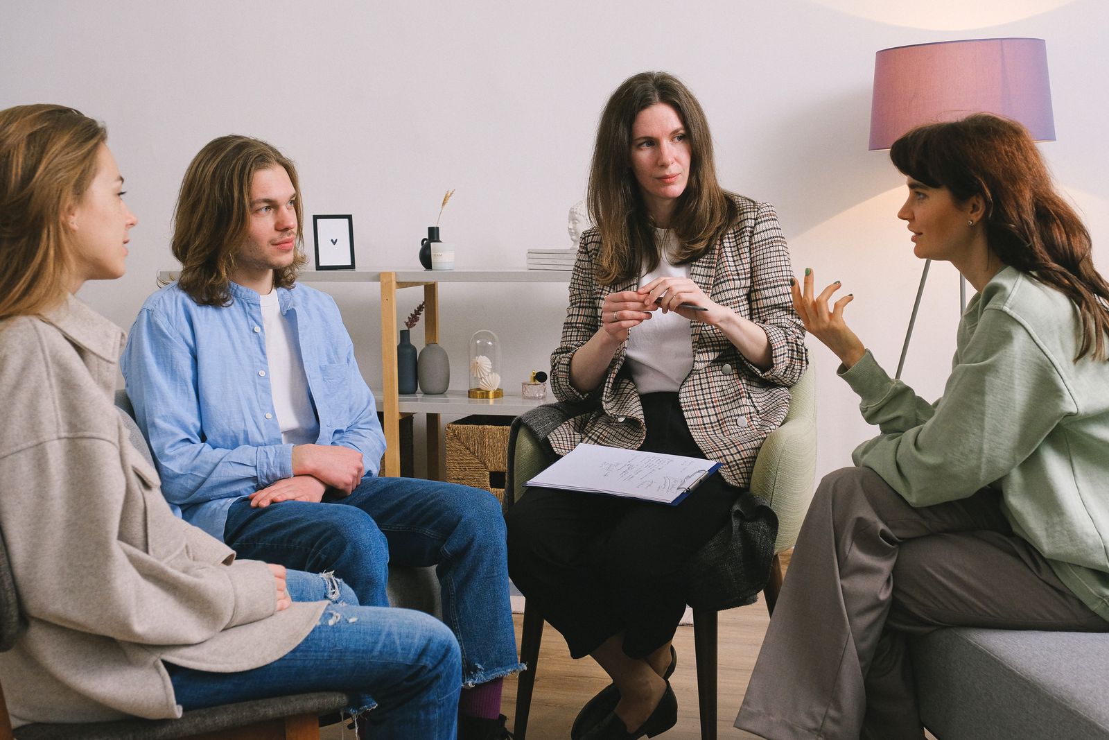 Counselor-Sitzung in der Ausbildung